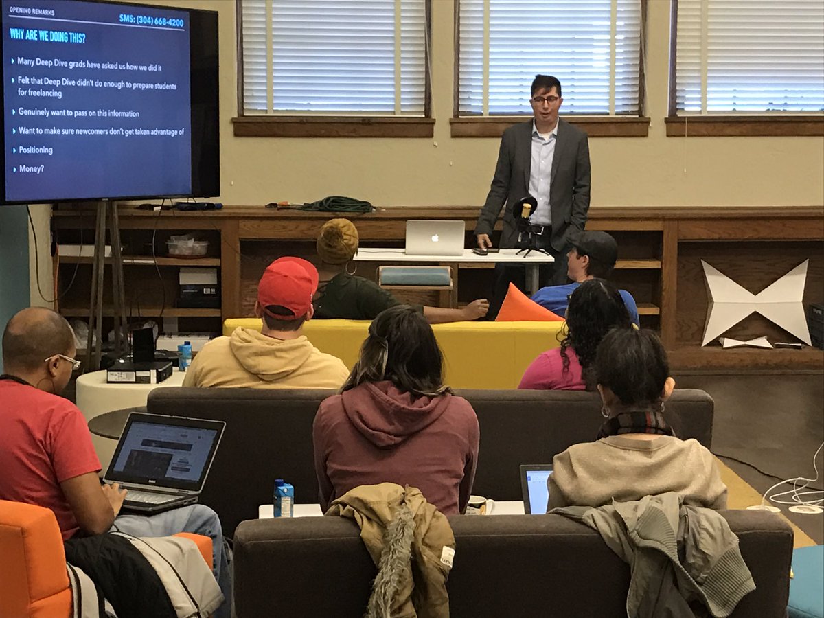 rpatelusa's tweet photo. Excited to speak with @Alonso_in and his group at boot camp to freelance this morning! #WhyFatPipeRocks https://t.co/NIVkwcrkjZ