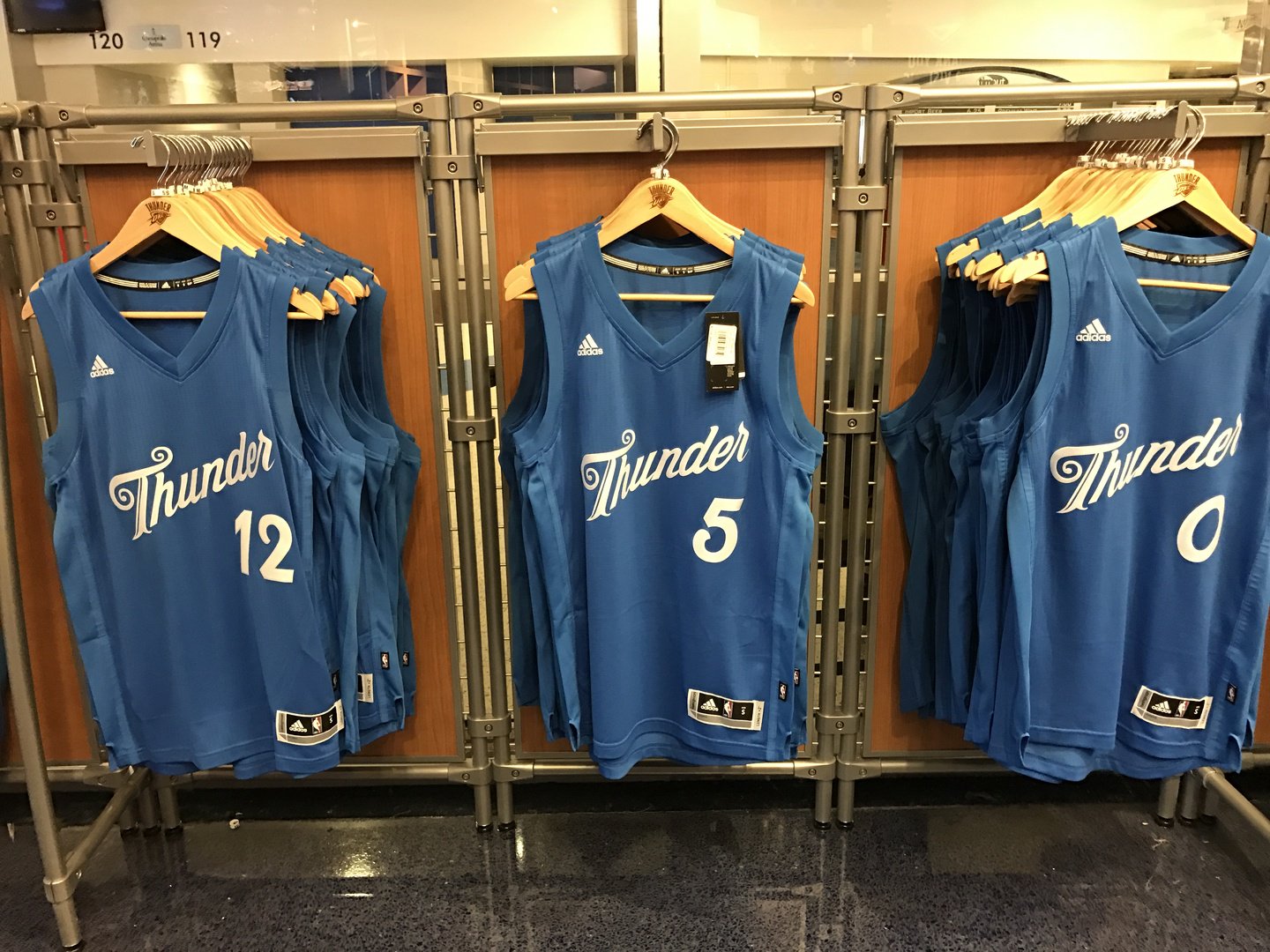 PHOTO: What do you think of the Thunder's Christmas jerseys?