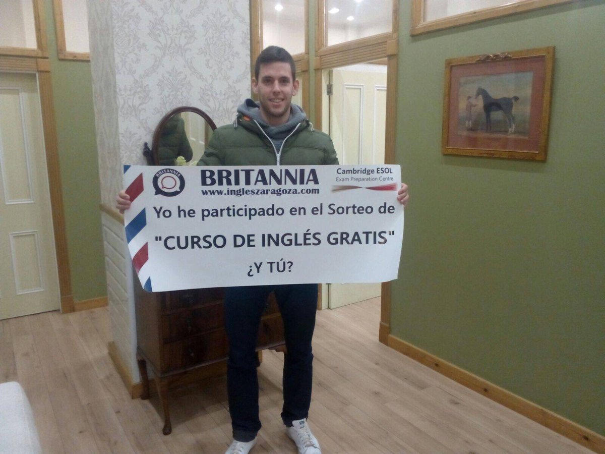 ingleszaragoza1's tweet photo. Good luck! #academiadeingleszaragoza #alumnosacademiabritannia
#academiabritanniazaragoza #sorteocurso #cursoinglesgratis #inglesgratis https://t.co/dgiHM94VWo