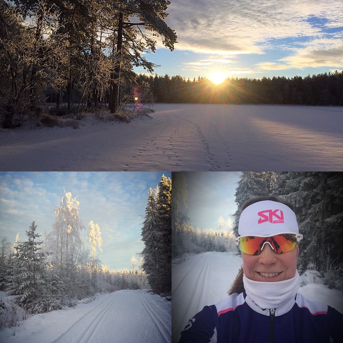 makisenanne's tweet photo. Viikon tauon jälkeen paluu ladulle 🎿❄️ #mahtavuutta #loistokeli #winter #nautiskelua https://t.co/7xmjA2YDer