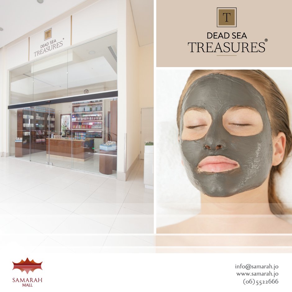 SamarahMall's tweet photo. “Dead Sea Treasures” gets all of its raw materials from the #DeadSea, to serve all of your beauty &amp; skin care needs
#SamarahJo https://t.co/LFZskXiGoL