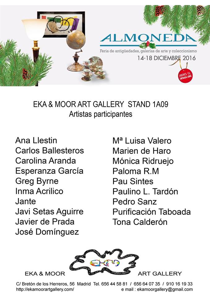 EkaMoor's tweet photo. Hasta el 18 de diciembre en @AlmonedaFeria.
Stand 1A09 https://t.co/LQl3P77EqA