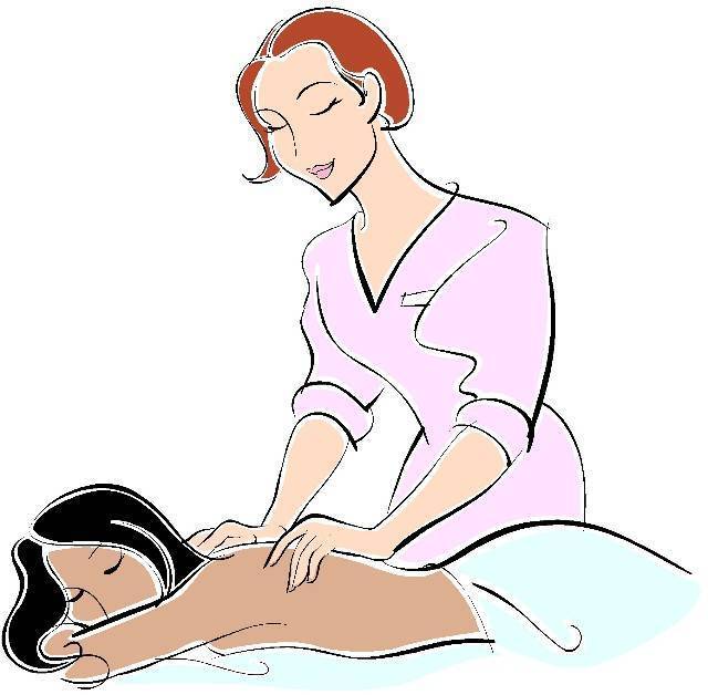 Gemischtrassiger Schamlippen Cartoon Massage