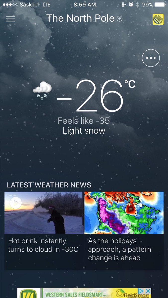 natalieclare641's tweet photo. I no longer think santa is crazy for living in the North Pole. https://t.co/slLoJ81Gr4