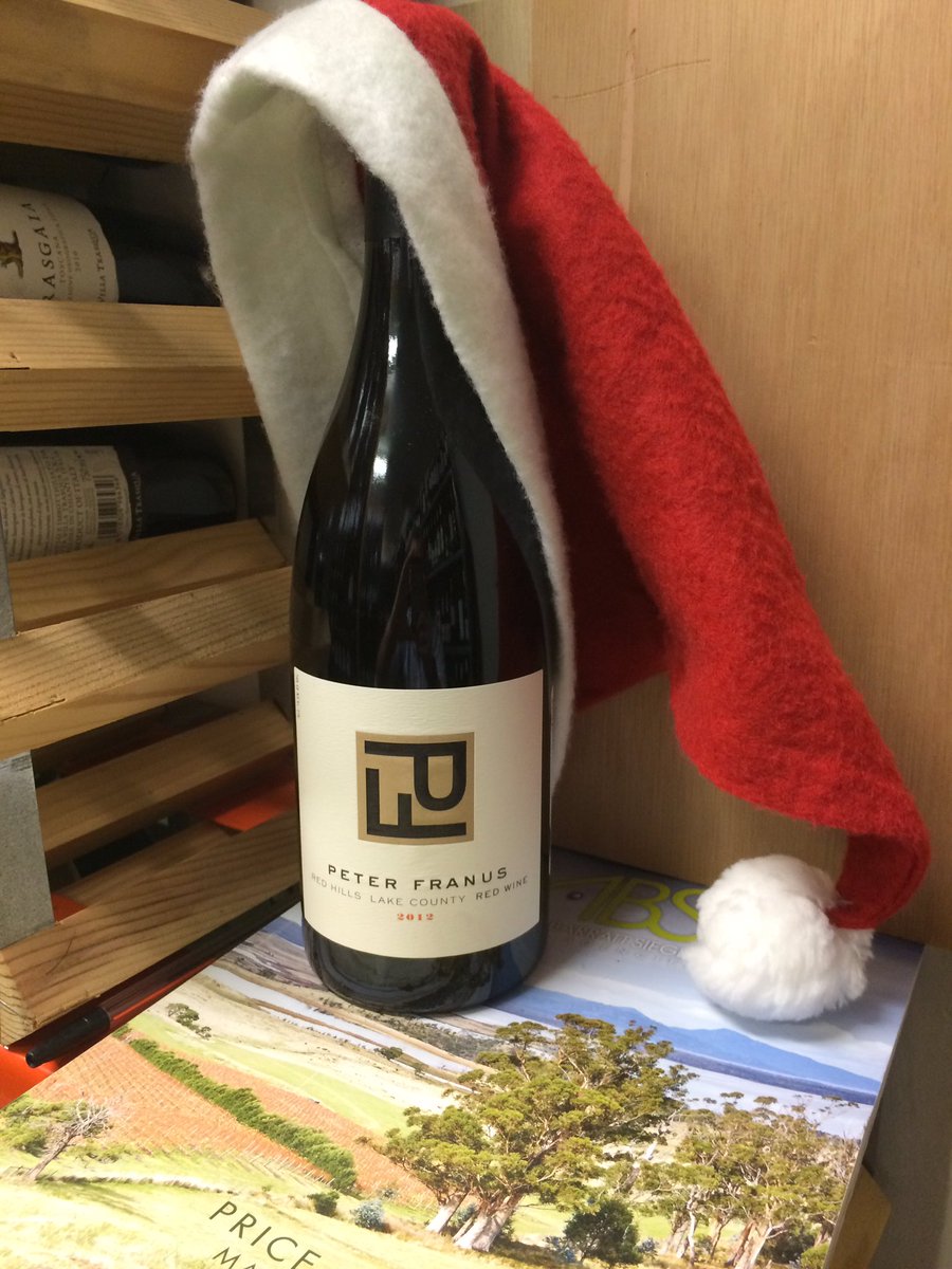 Clare: <a href="/peterfranuswine/">Peter Franus Wine Co</a> Red Hills Lake County: Delicious full-bodied red. Absolutely perfect with partridge (in a pear tree) #AdventCalendar