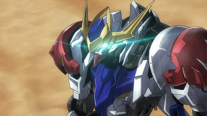 4代目流星号ことガンダム フラウロスは変形msでキャノン装備でした 三日月はリミッターを外してバルバトスと更なる一体化へ向かいそうです アニメ 機動戦士ガンダム 鉄血のオルフェンズ 37話 クリュセ防衛戦 の感想 ディスディスブログ
