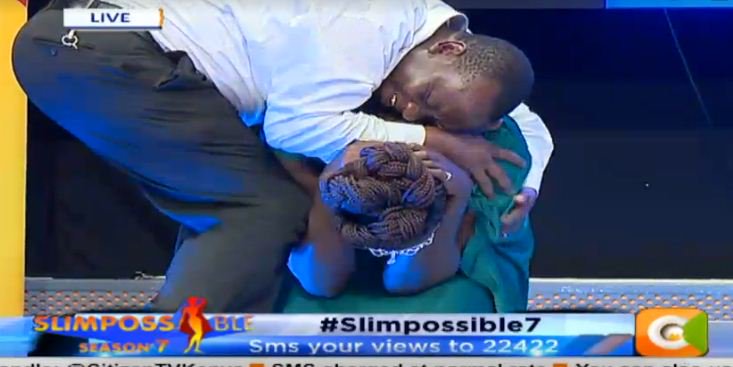 It's Gladwell Onchango! Finally #SlimPossible7Finale. Congratulations!  citizentv.co.ke/tv/