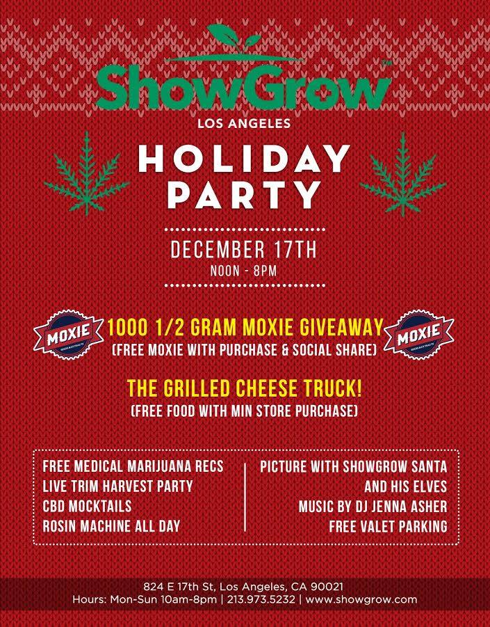 SHOWGROW420's tweet photo. Happy Holidays! If anyone is in the LA area, stop by our sister shop ShowGrow LA by AHPS for an amazing HOLIDAY PARTY between 12-8 today! https://t.co/LJ4c856HZe
