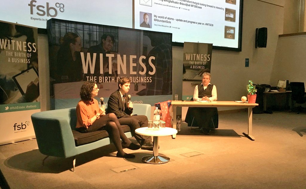 MyWorldOfAtoms's tweet photo. Had a great time this week, being interviewed on stage by @davidjbell at #wtbob @FSBEssex and visited the @bbc last Friday! 😄👍 https://t.co/MNVeFGfeRl