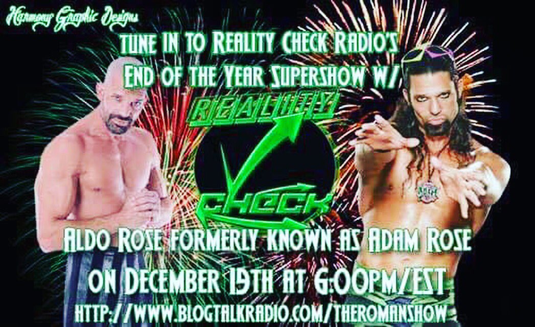 Tune in this Monday 6pm/ET when our guest is none other than @Aegis_Rose ! So tune in and let's end 2016 with a giant party! #RealityCheck