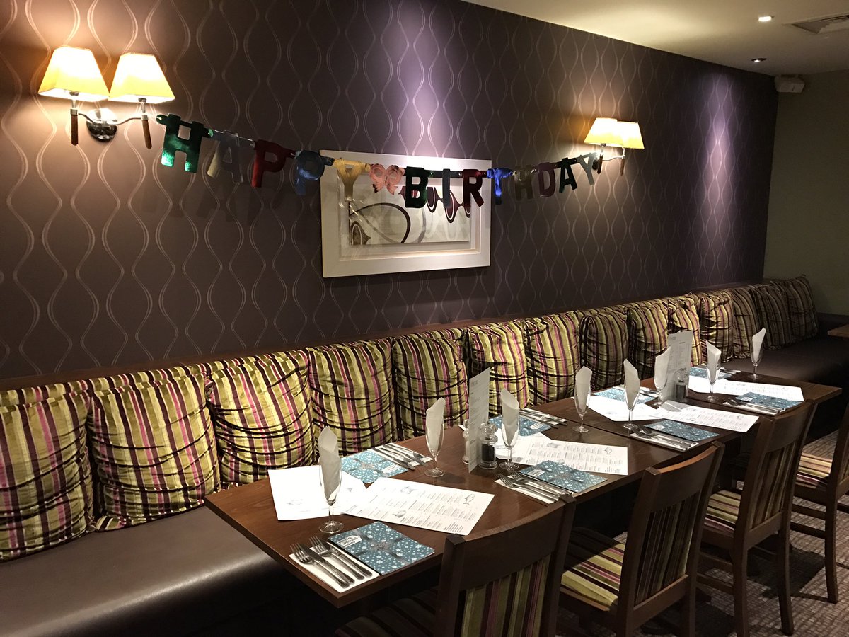 Birthday decorations and table set up ready for a special guest &amp; family this evening to celebrate his 80th birthday