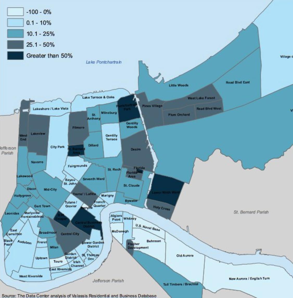 noladatacenter's tweet image. Latest data suggests the population has grown 1.6% from 2015 to 2016. #NOLA #recoveryrates goo.gl/3Zuhsa