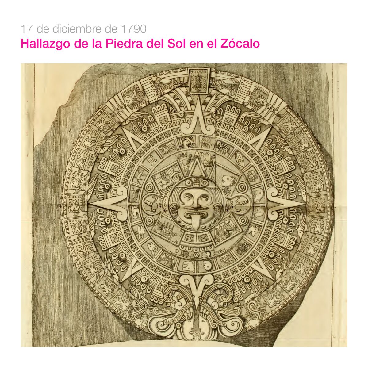 ManceraMiguelMX's tweet image. #UnDíaComoHoy pero de 1790, se descubre en el #Zócalo de la #CDMX la Piedra del Sol. ¡Orgullosos de nuestras raíces! #mm