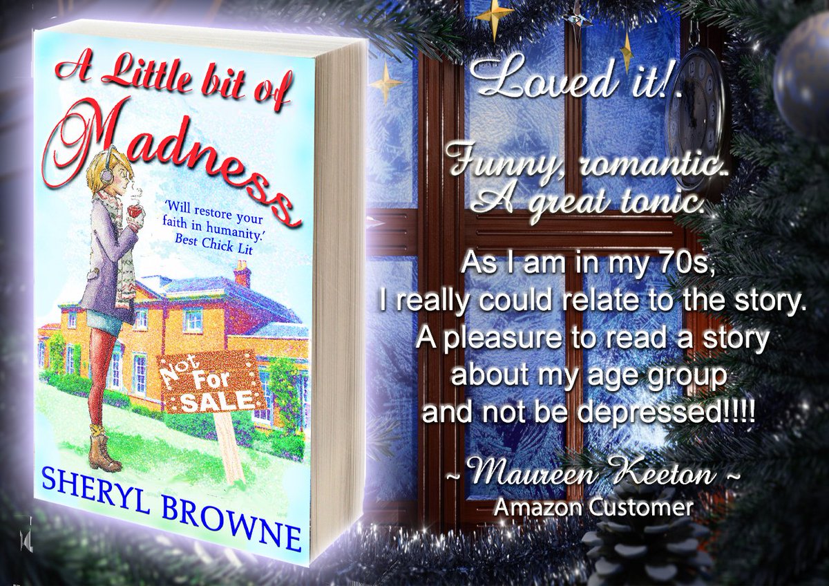 SherylBrowne's tweet photo. Funny, romantic. A great tonic. Pleasure to read a story about my age group and not be depressed!! https://t.co/kpIsrsvxs8 #IARTG #Books https://t.co/gzbfqT2wT7