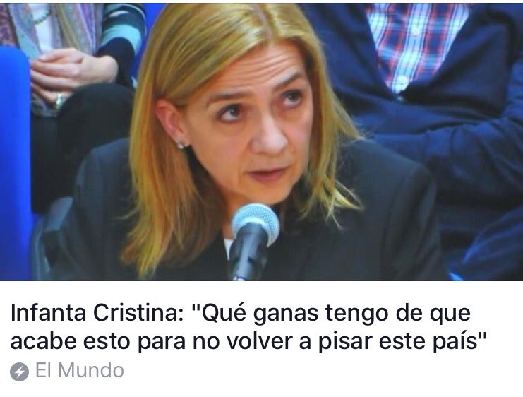 BeatMiro's tweet photo. Sra. #Borbón, no podemos estar más de acuerdo con este titular.
#RepúblicaCatalana https://t.co/yqbdLB3acq