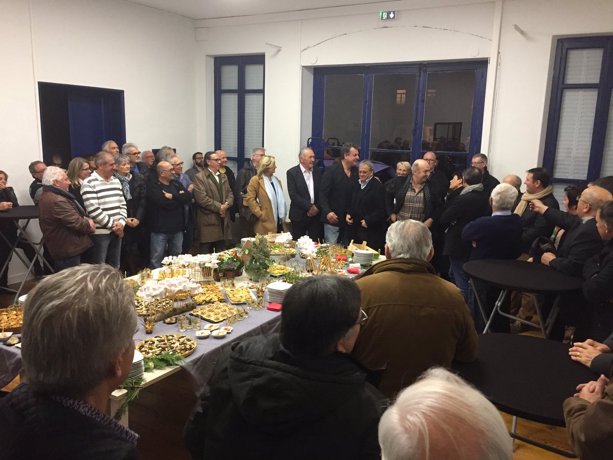 TOXIII's tweet photo. Bernard SARRAZAIN, President du #TOXIII, est présent à la soirée d'inauguration des locaux de la @FFRXIII à Carcassonne.#frenchRL https://t.co/dJ0NPwGnca