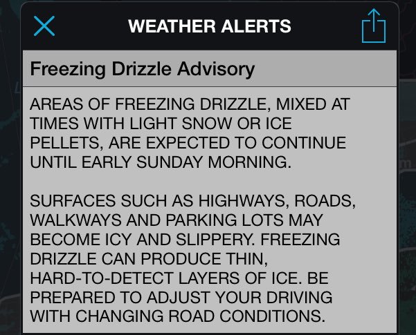 adamstiles's tweet photo. Freezing Drizzle Advisory is posted for the GTA tonight. https://t.co/XzHtPXWJpU