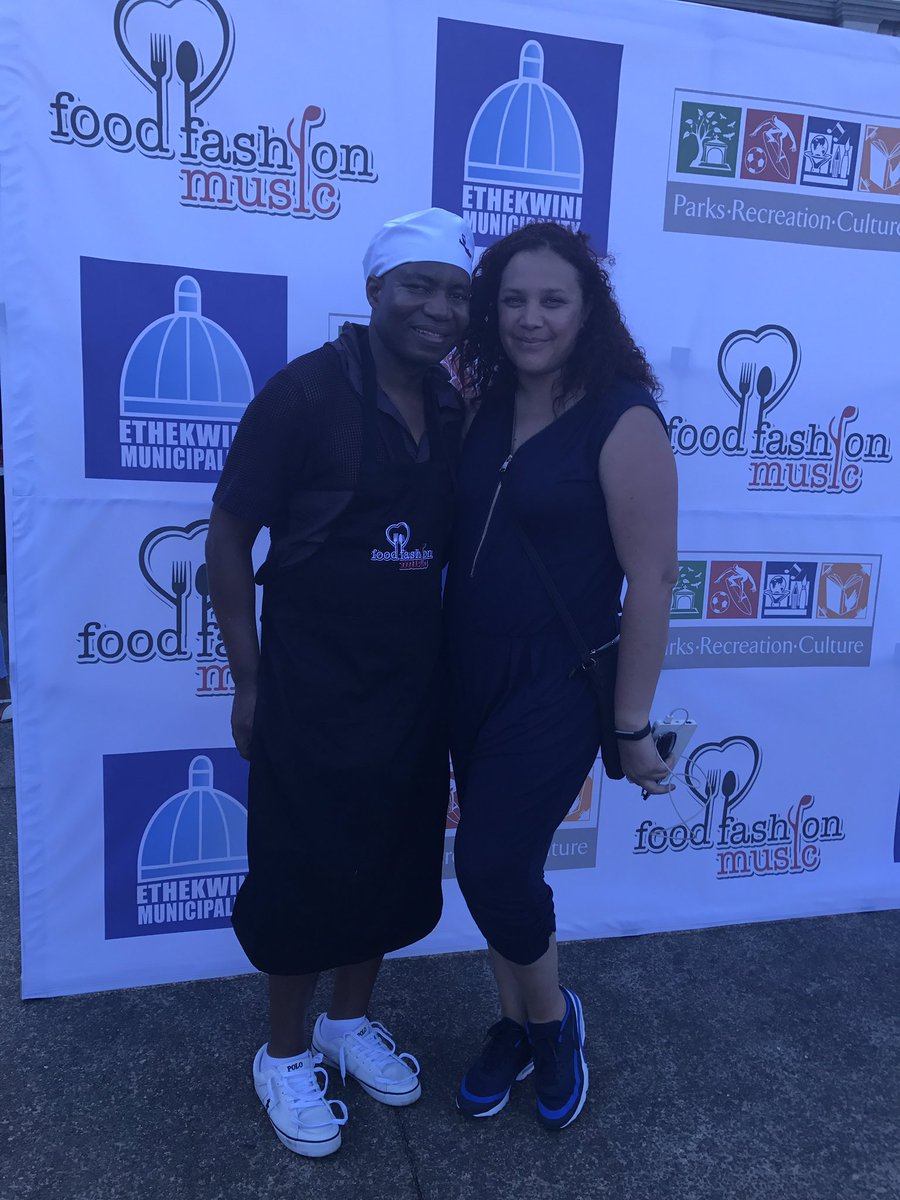 TutoneComms's tweet photo. Our own @hypress with the honorable @Tnngcobo out at the #FFM17Dec earlier https://t.co/Odi0KvRkFr