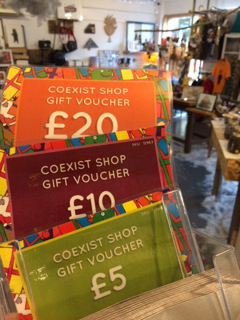 Oh My! What is THIS?! Our brand-new Coexist Shop #Vouchers! The perfect alternative for a local, handmade &amp; arty🎁 Shop local, #ShopZilla!
