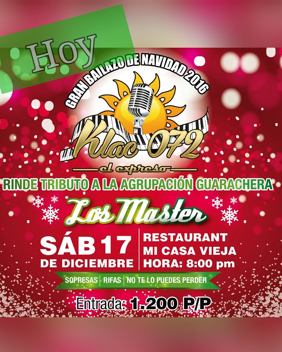 Klac072's tweet photo. #17Diciembre la rumba es en @RestauCasaVIEJA para que Bailén y gozen.. https://t.co/kwflNHE2KR