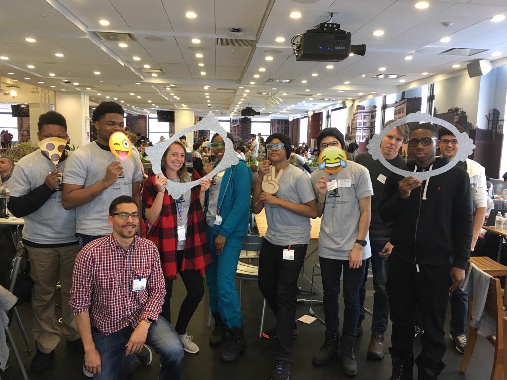 celegates's tweet photo. Clara Barton and AoIT at the #ScriptEdHackathon @ScriptEdOrg https://t.co/OB4crqLsKq