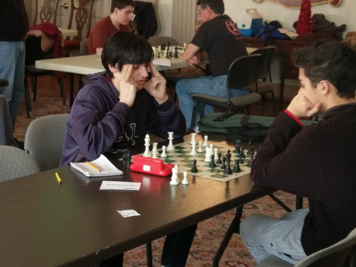 ScottPlaster's tweet image. @Atkins_HS Chess Team battles in Greensboro Open.