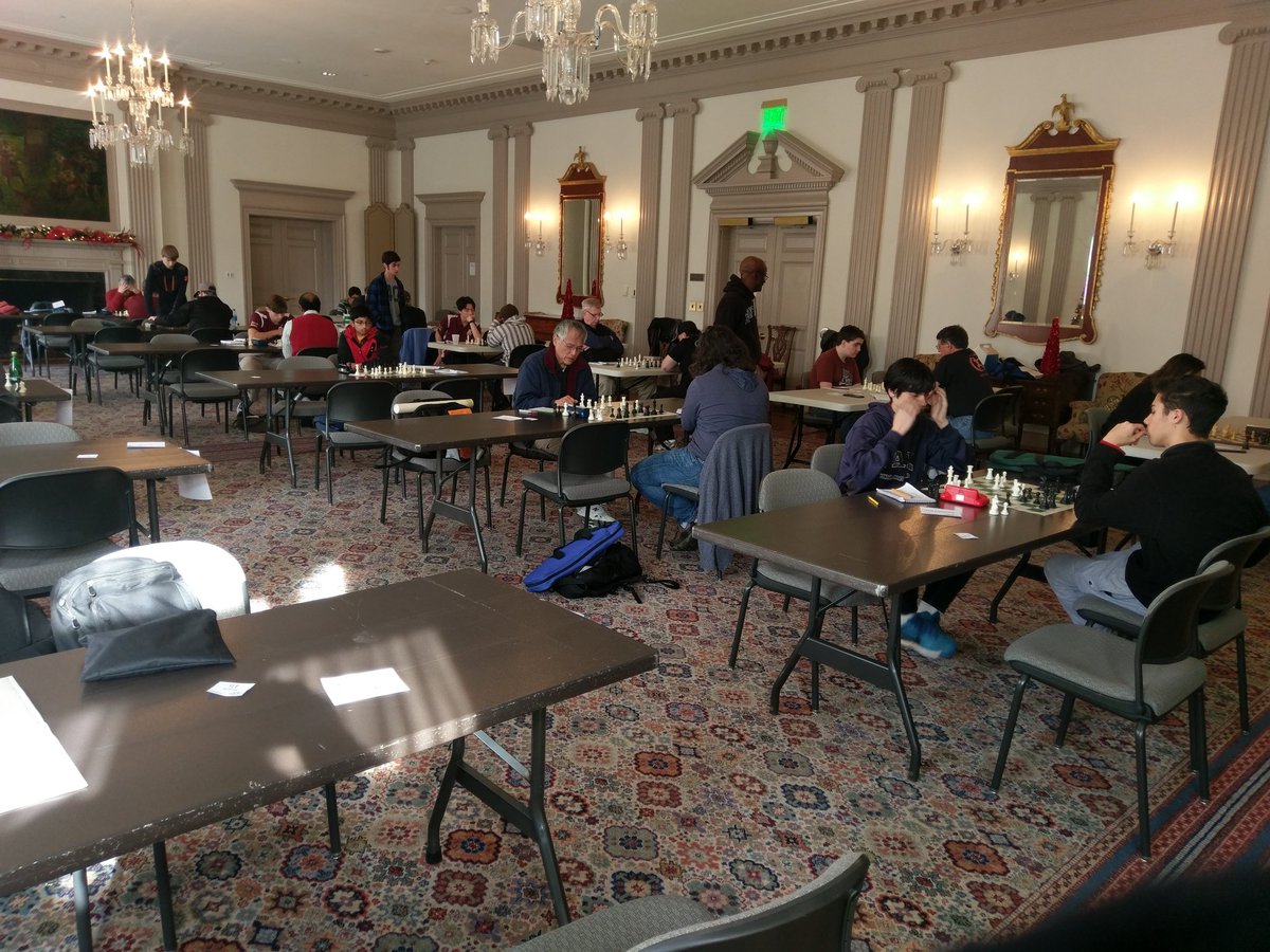 ScottPlaster's tweet image. @Atkins_HS Chess Team battles in Greensboro Open.