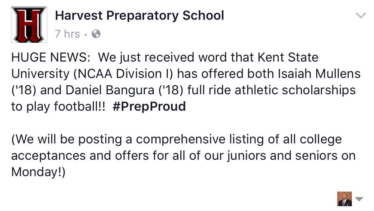 Happy for you Young men! <a href="/danielbangura23/">Daniel Bangura</a> @IsaiahLee62 <a href="/HarvestPrepFB/">HarvestPrep Football</a> <a href="/HPSWarriors/">HarvestPrepAthletics</a>