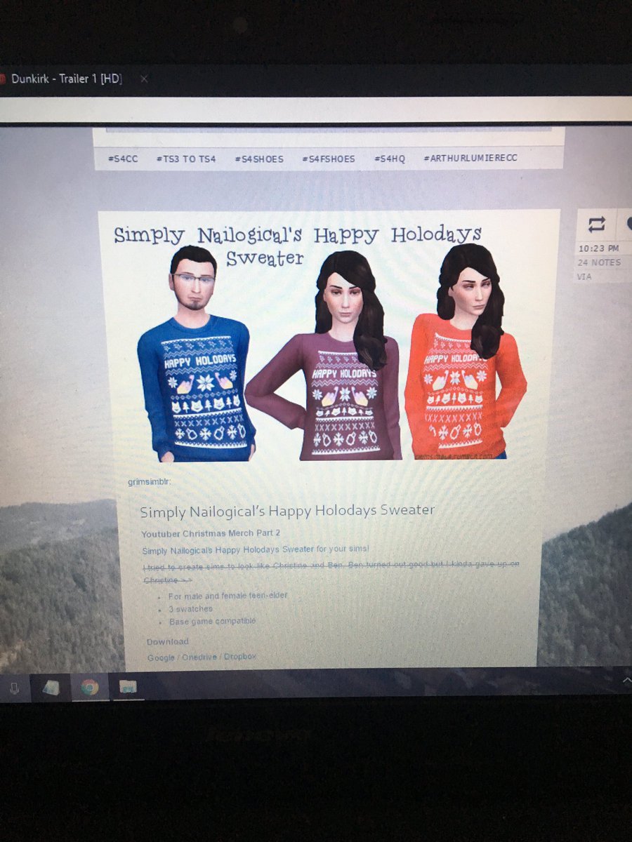 so i'm downloading stuff for the sims and i saw this !! <a href="/simplybenlogica/">Ben</a> <a href="/nailogical/">Cristine with no ‘H’ 💿</a>