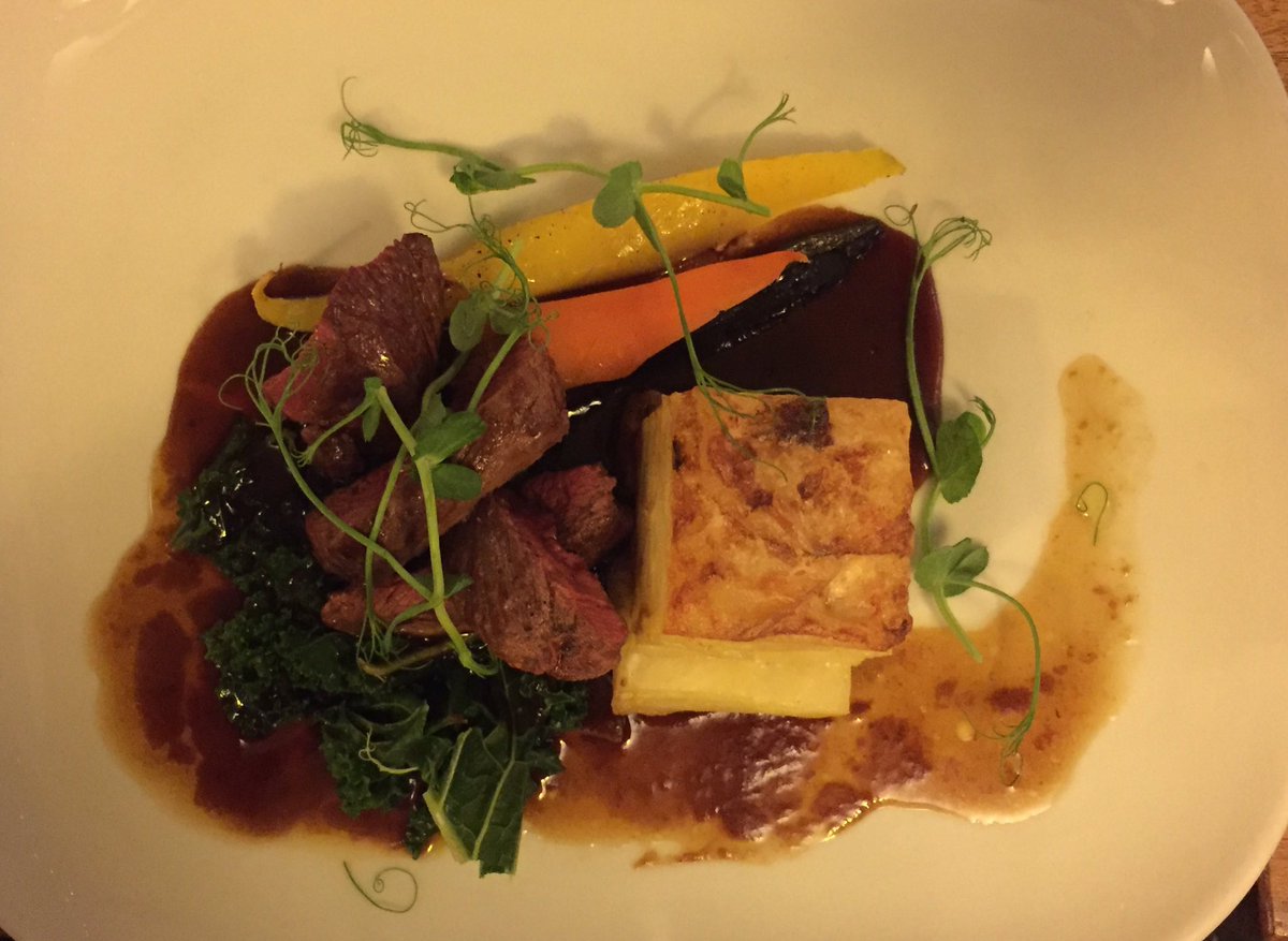 This was a perfect plate of food
Venison 
Delicious 
The White Hart Inn, Moretonhampstead
Devon