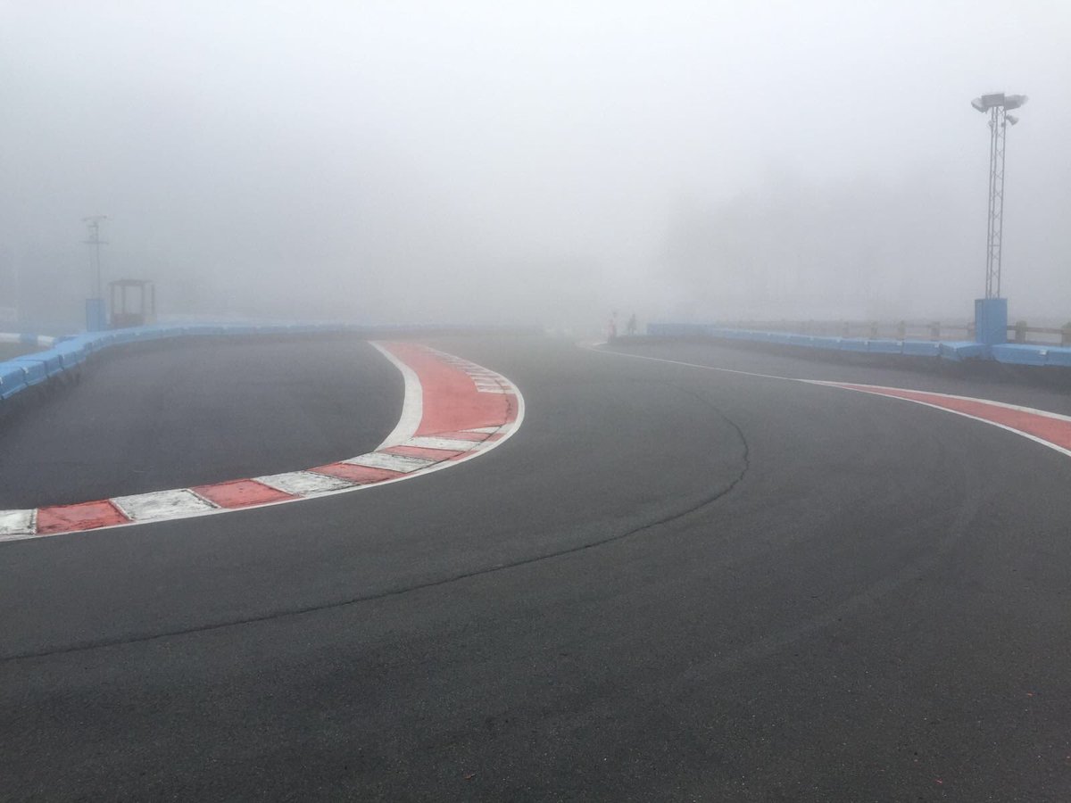freddiehousley's tweet photo. Pea soup stops play at buckmore but follow my live timing tomorrow for last race of the year! #FH45 https://t.co/peQRG7xLyb