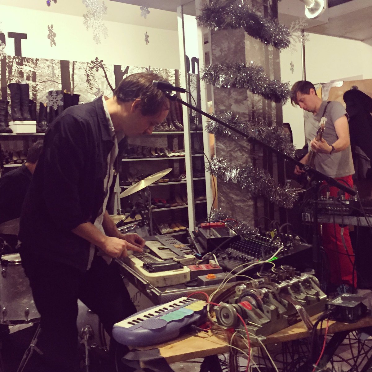 riverdalerca's tweet image. Holy Fuck playing at common sort earlier this afternoon