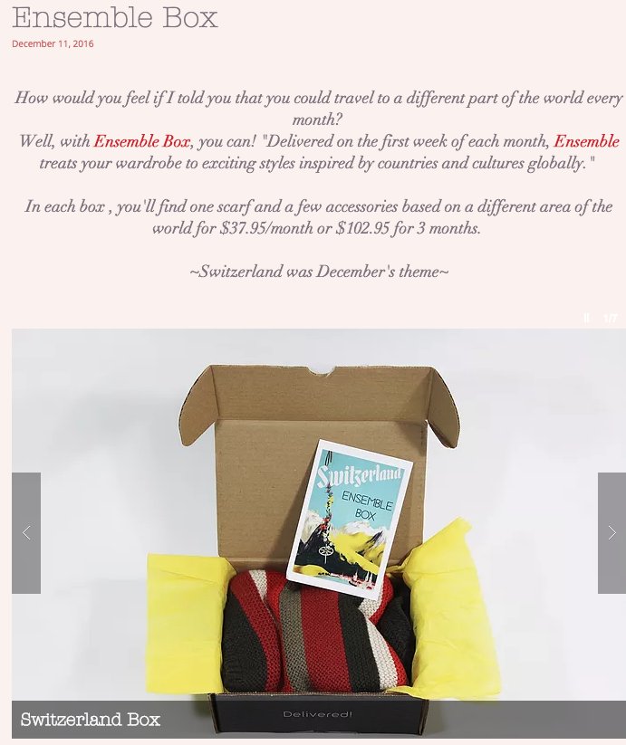 EnsembleBox's tweet photo. See this #review of #ensemblebox & get 20% OFF 4 LIFE! Use code ACCESSORIZE #gift #subbox #pdx #la #scarf #fashion
https://t.co/KEE67QysS9 https://t.co/542UEpIP1R