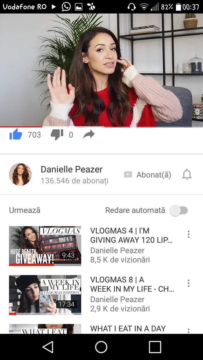 AndreeaM04's tweet photo. #daniellevlogmasgiveaway Thank you Danielle for the giveaway💕💋 @DaniellePeazer https://t.co/YkaswASTvn
