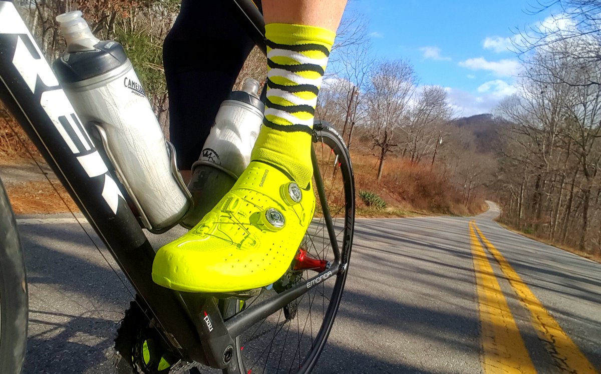 kdog970's tweet photo. Finally... the sun makes an appearance after nearly a week! @hbstache @DeFeet @ShimanoROAD @CoopDeFeet @DeFeetBirdDawg https://t.co/MtShoqyJGE