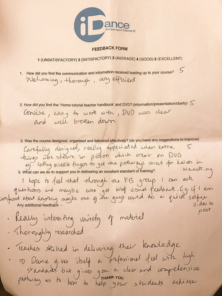 @iddancecompany STREET DANCE course launched to today to huge success - here is some amazing teacher feedback id-dance.co.uk