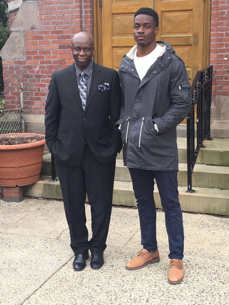 When did the youngest also begin to dwarf his dad?