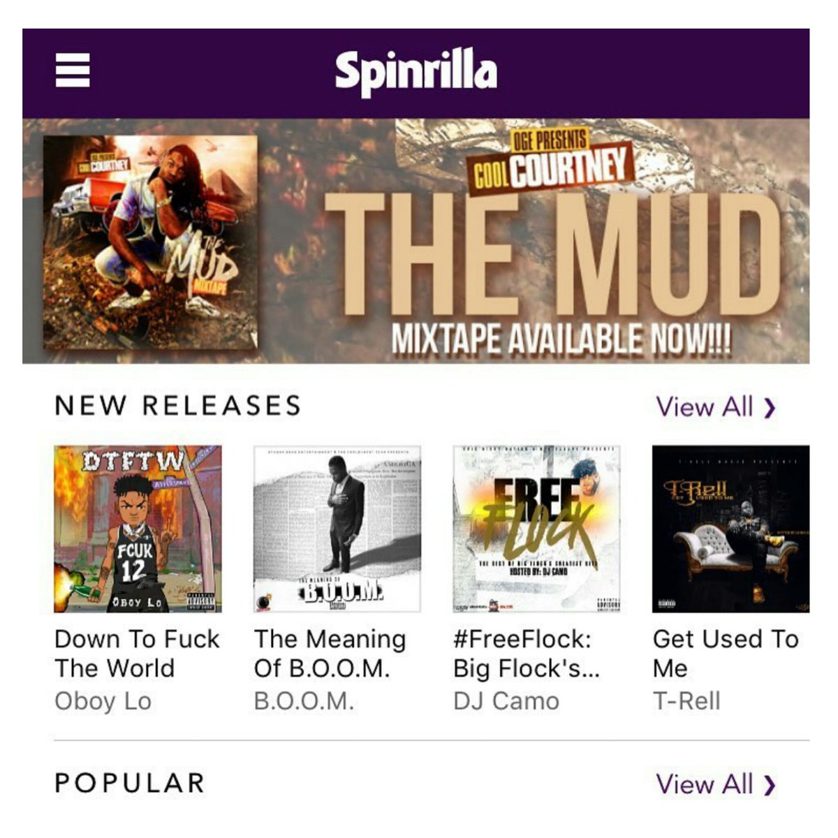 RWorldMgmt's tweet photo. 🔥🔥 @Oboy_Lo DTFTW 🌍🔫💥 Available NOW ❗❗ @Spinrilla 👆 LINK IN BIO 👆 Comment | Share | Repost
#DraggOn ⚔#DGLU 💥
#RWorld ®🌍 https://t.co/rdn4n14OOn