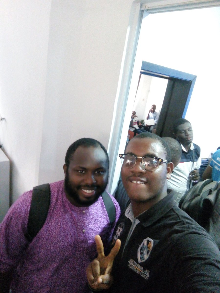 odirionyeo's tweet photo. Awesome time with @unicodeveloper and @__mayokun . Met @chrizt_n. Lovely event #forLoopEndOfYear https://t.co/QHPRc5nlsf