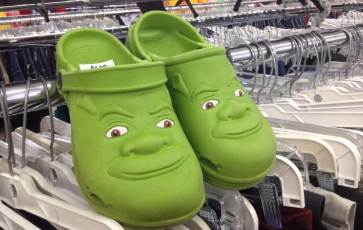 crocs on Twitter: "*cue shrek soundtrack* these crocs are made for