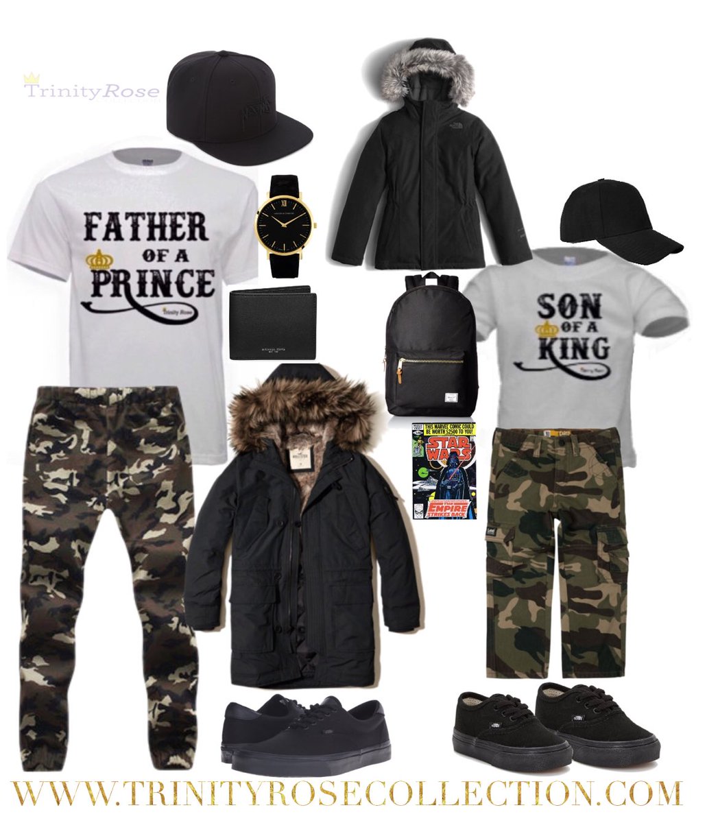 TrinityRoseCo_'s tweet image. Dads love our Matching tees trinityrosecollection.com