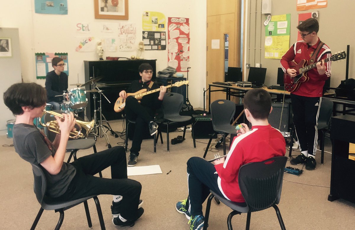 What an incredible day spent with the  talented young musicians of <a href="/SoundWavesHQ/">SoundWaves</a> writing Christmas songs.