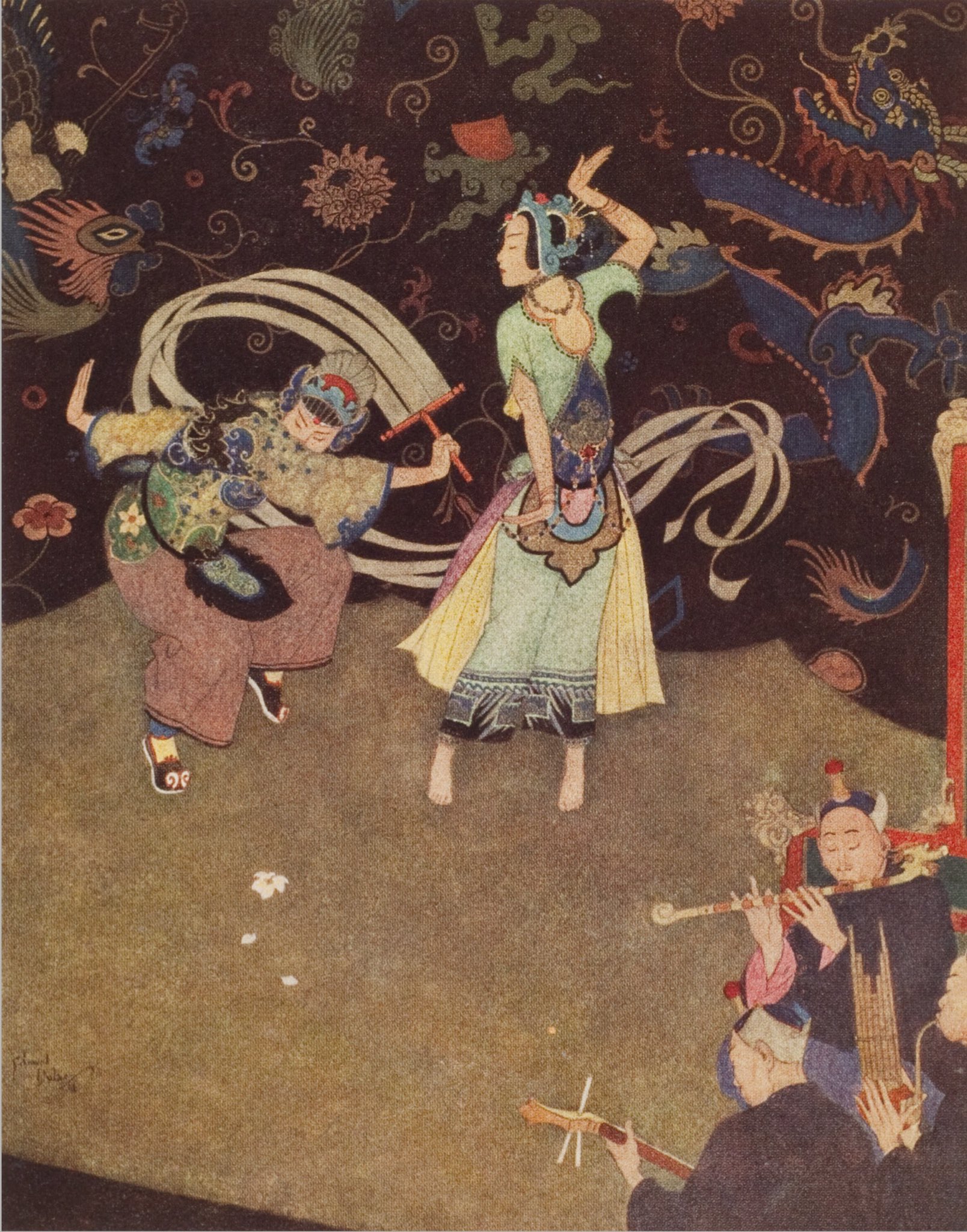 大特価 希少 エドマンド デュラック 挿絵 アラビアンナイト カラー挿絵