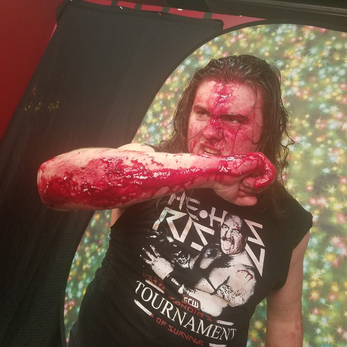 GCWrestling_'s tweet photo. The FUTURE of ULTRAVIOLENCE has arrived and his name is JIMMY LLOYD! #GCWDTH https://t.co/M53SGw7g7D