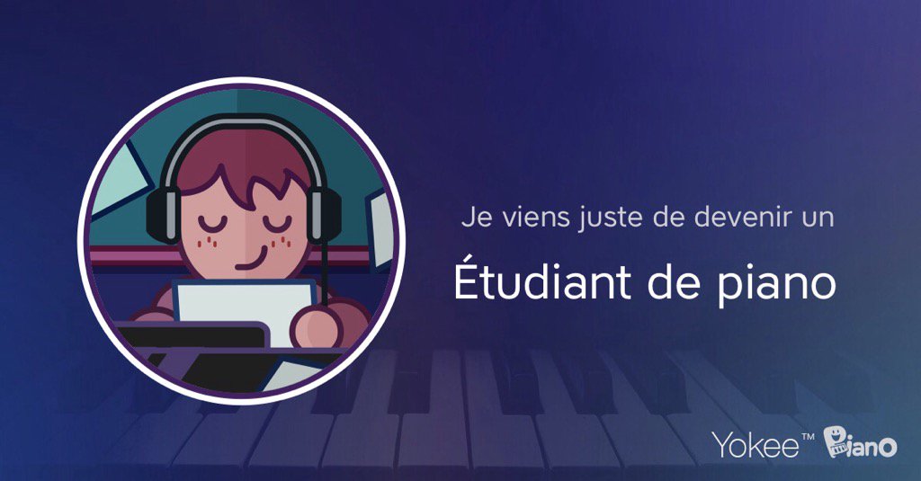 IndividualEvent's tweet image. Je viens juste de devenir un Étudiant de piano @yokeepiano yokee.tv/piano