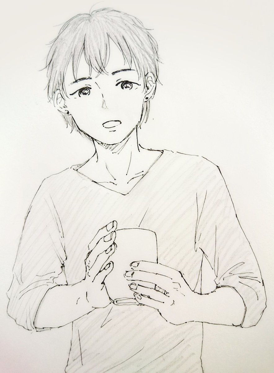 肇ちゃん男体化という刺激ワードを目にしたので、好きな4人を描きました。苦手な方は注意です。 