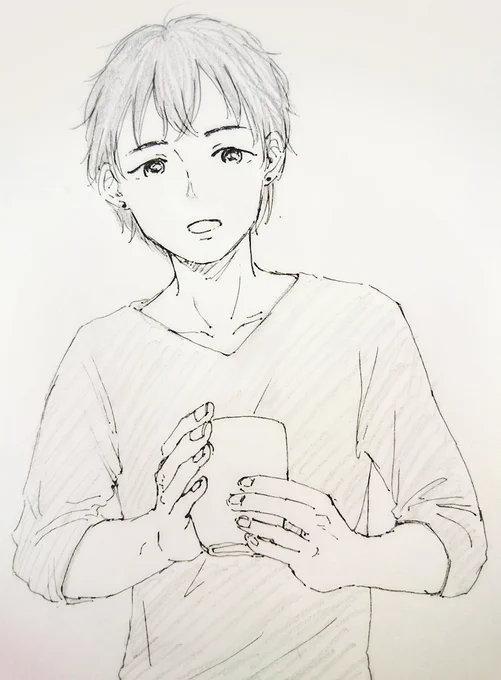 肇ちゃん男体化という刺激ワードを目にしたので、好きな4人を描きました。苦手な方は注意です。 