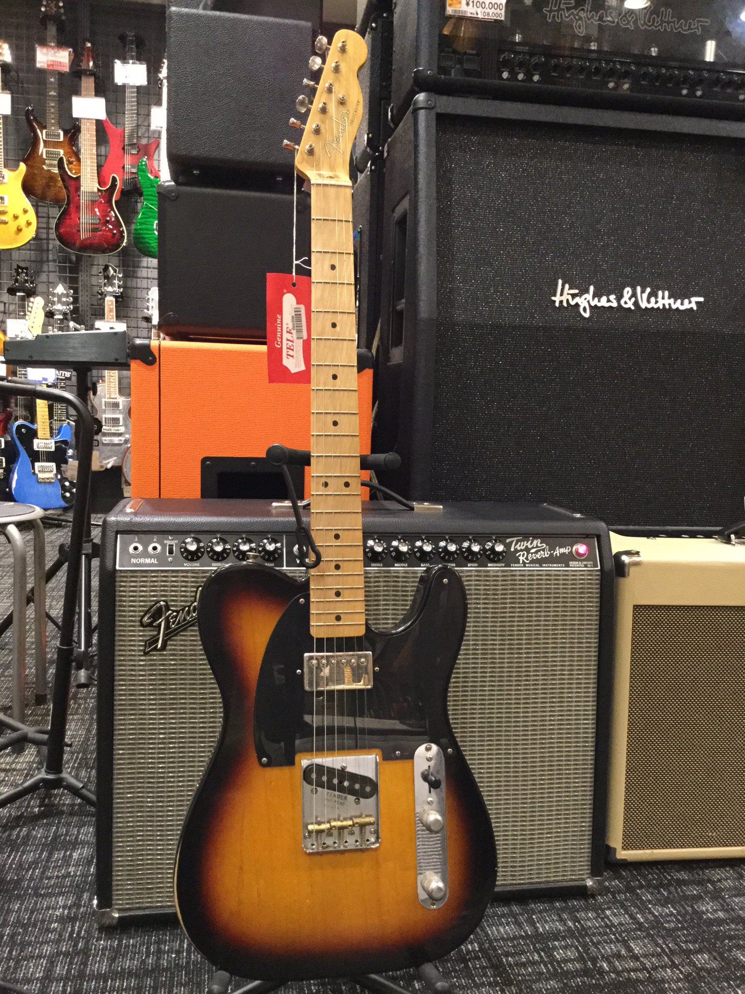 Fender Taxman Telecaster シグネイチャーモデル THE BAWDIESのTAXMAN、FENDERからシグネイチャー・モデル