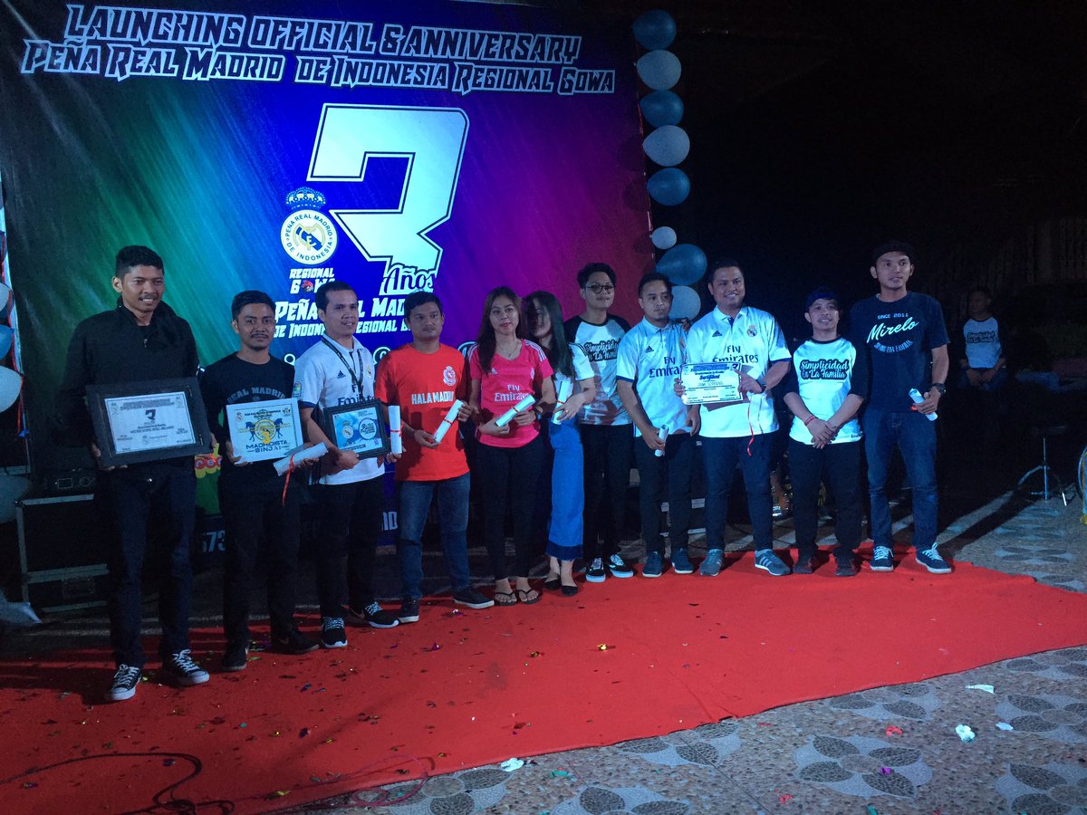 madridistajogja's tweet photo. Selamat buat PRMI Gowa yang resmi jadi Official PRMI, dan sukses buat 3 tahunnya smoga kedepannya makin solid dan kompak @Madrid_IndoGOWA https://t.co/BbIykesmDu