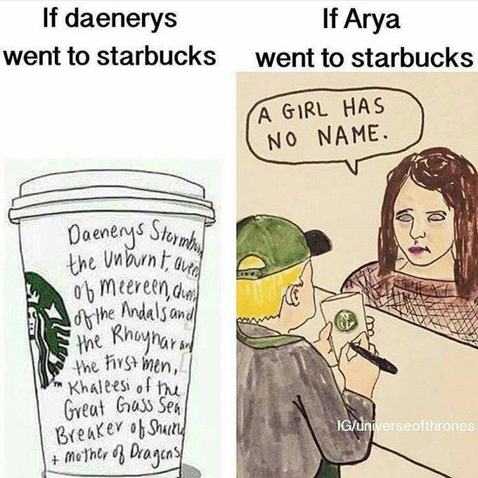 Pretentious coffee #GOT style! https://t.co/QzC6YDyVRp<a href="/tag/got"class="tags">#GOT</a>